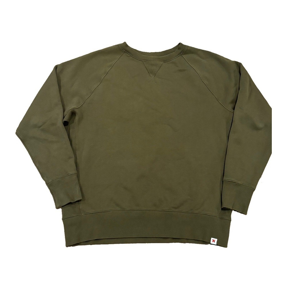 Best Made Co Crewneck Sweatshirt Olive Green Cotton Men's 2XL